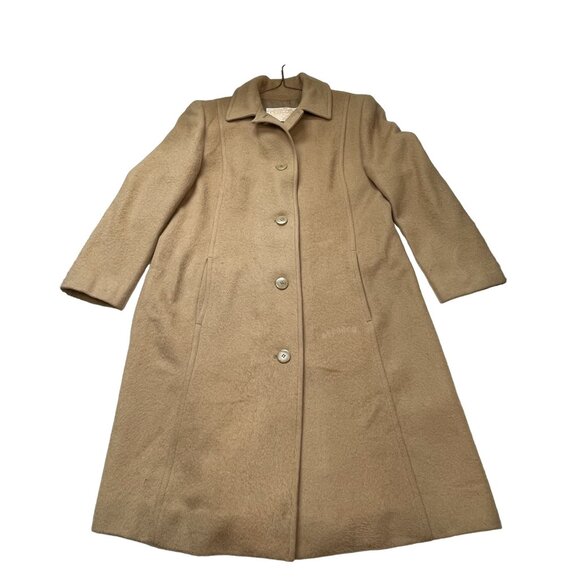 Pendleton Womens Virgin Wool Coat Camel Color Size 10 - Picture 7 of 16